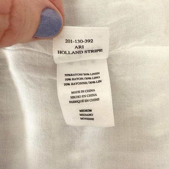 Rails Ari Holland Stripe Dress Size Medium - Picture 8 of 10